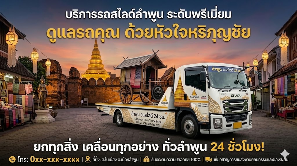 รถสไลด์ ลำพูน