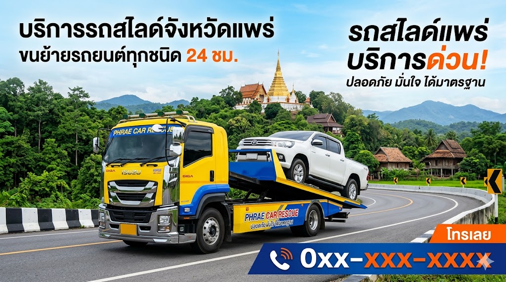 รถสไลด์ แพร่