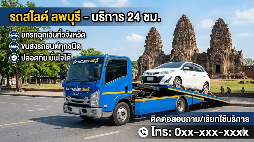 รถสไลด์ ลพบุรี