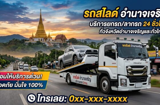 รถสไลด์ อำนาจเจริญ