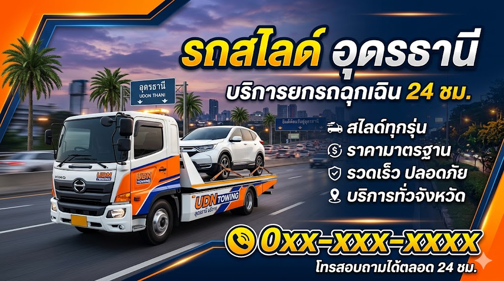 รถสไลด์ อุดรธานี